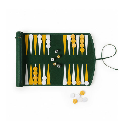 Heritage Roll-Up Backgammon Set
