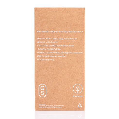 Recycled Super Speed Hub with Data Transfer