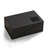 Black Magnetic Box Gift Set with White Crinkle Paper