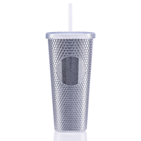 24 oz Bux Glitter Recycled Tumbler