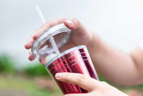 16 oz Slurpy Metallic Tumbler
