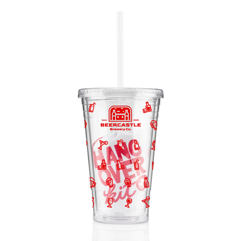 16 oz Slurpy Tumbler with Hangover Kit